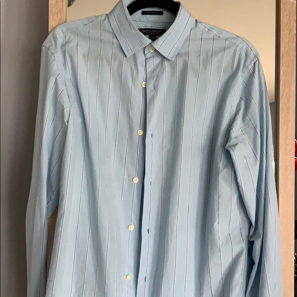 Supima Cotton light blue Banana Republic Shirt